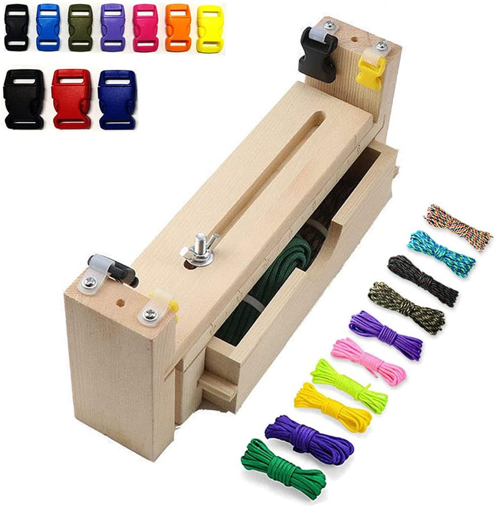 Afantti Bracelet Maker Making Kit Paracord Jig Tool with | 10 Paracord | for Bra