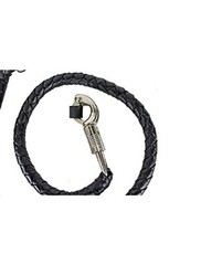 42″ Genuine Leather Motorcycle Get Back Whip – Premium Handlebar black