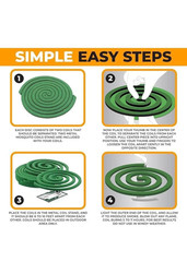 16 Coils Supreme Pro Mosquito Repellent Coils – Outdoor Use Reaches Up to 10 fts