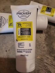 Proven 14 HR Insect Repellent Lotion Mosquitoes Ticks Unscented 6oz Lot Of 3