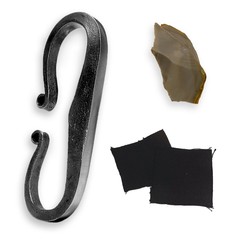 Traditional Fire Steel – Steel Flint Striker for Bushcraft Fire Starting