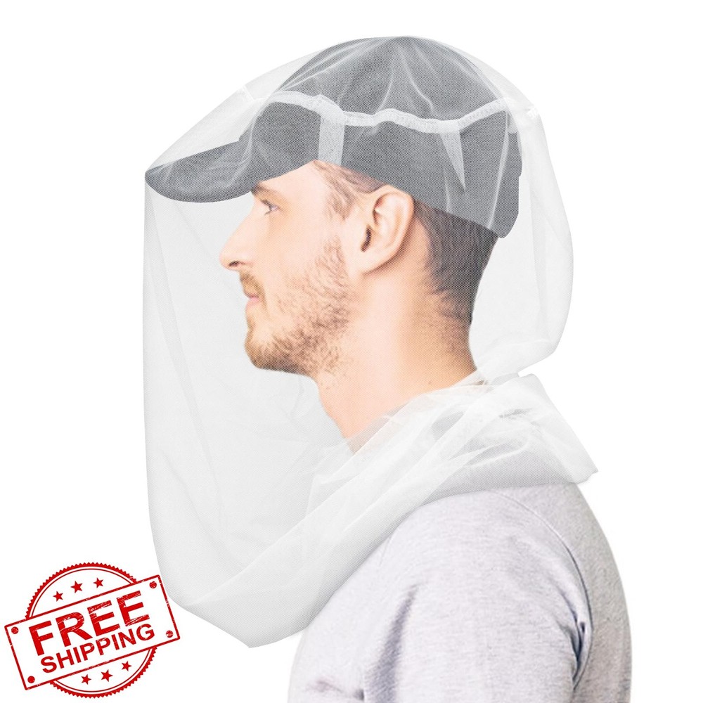 tupi Mosquito Head Net 2 Pack White