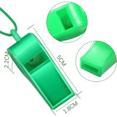 4 Pack Plastic Whistles W/ Lanyard Coaches Referees Emergency Training New