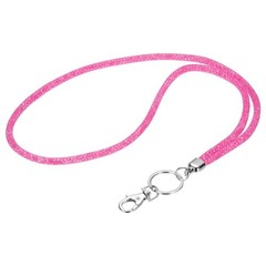 1Pack 15.7″ Rhinestone Lanyard for Keys, Peach Pink