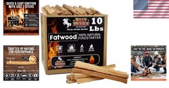 10lb Fatwood Fire Starter Sticks – 100% Natural and Eco-Friendly