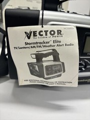 Vector Stormtracker Elite WC300DSV TV Lantern AM FM Weather Alert Radio