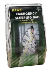 Emergency Sleeping Bag Mylar Insulated Heat Light Weight 84×36 Inch
