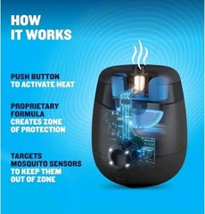 Thermacell Mosquito Repeller E-Series Rechargeable with 20′ Mosquito Protection