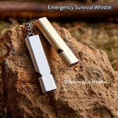 1 Pcs 120db Loud Emergency Survival SOS Whistle Camping Hiking Keychain Outdoor