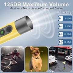 Electronic Whistle Highest Maximum Sound 125db Battery 1000mAh Blue for Coach…