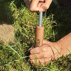 Sapele Wood Fire Piston-Fast Fire Efficiency-Outdoor Emergency Compressed