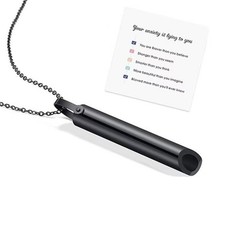 Breathing Necklace Stress Relief Pendant Quit Smoking & Vaping Aid for Adult