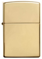 Zippo Armor High Polish Brass Pocket Lighter