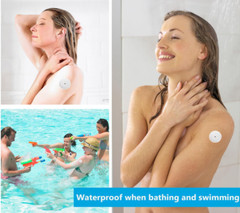55 Pack Freestyle Adhesive Patches Sensor Covers for Libre 123, Waterproof
