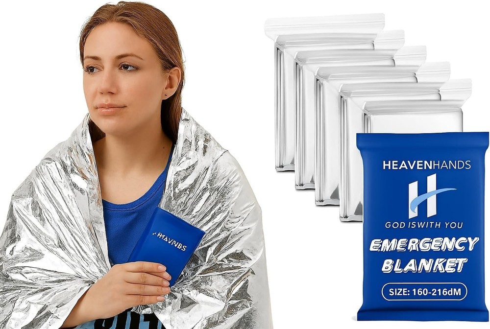 10x Emergency Mylar Thermal Blankets Survival First Aid Kit Camping Outdoor Cold