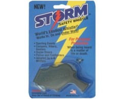 All Weather Safety Whistle Storm Black Works In/Underwater Sports Hike Military