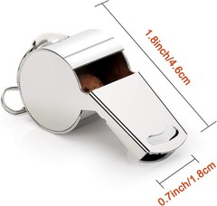 Fya Whistle, Stainless Steel Super Loud Sports Whistle with Lanyard, Perfect …