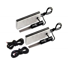 Magnesium Fire Starter Af374 2pack Waterproof Fire Steel Pouch For Camping Hik