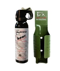 UDAP Pepper Power Bear Spray Repellant w/ Exclusive Green Griz Guard Holster