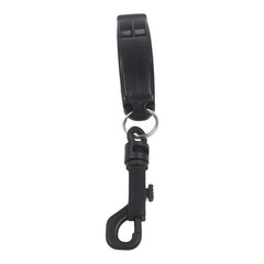 Compact rescue whistle for hiking camping survival with nylon lanyard hole