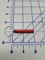 FIVE PACK Colorful Aluminum Survival Metal Whistle Self Defense Keychain Outdoor