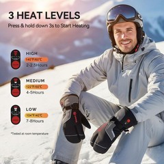 Savior Heat Heated Mittens Battery Gloves Men Womenflexible Crab Finger