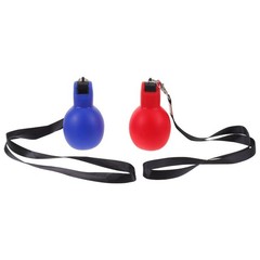 Portable Reusable Squeeze Whistles with Lanyard for Outdoor Emergency Use 2Pcs