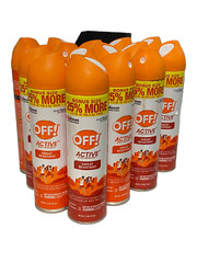 OFF! Active Insect Repellent Sweat Resistant 7.5 Ounce Can, Pack Of 2