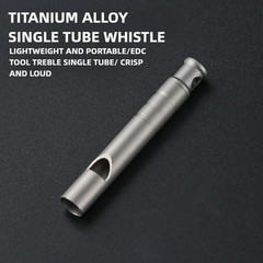 1 Pc Emergency Survival Whistle Necklace Hiking Camping Safety Mini Tool