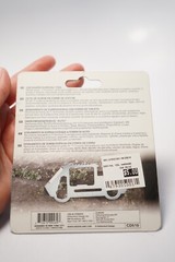 Kikkerland Stainless Steel Portable Car-Shaped Survival Tool Saw Can Wrench Scre