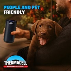 THERMACELL Patio Scent Free Mosquito Protection Repeller 15ft Zone Graphite NEW
