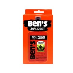 Ben’s Tick & Insect Repellent 30% Deet, Orange, 3.4 Ounce
