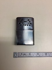 Vintage Orbex Jon-E Std Silver Catalytic Hand Warmer Pocket Heater USA Hunting