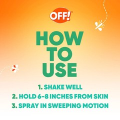 OFF Clean Feel Backyard Picaridin Mosquito Repellent Long-lasting 9 oz 4pk