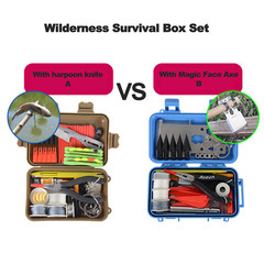 Outdoor Emergency Survival Gear Kit Camping Hiking Survival Gear Tools Kit