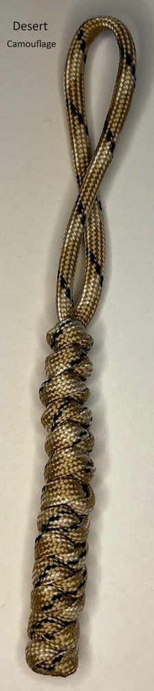 550 Paracord Keychain ID Lanyard USA Seller Desert Camouflage Color