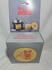 Nuwick Lg 120 Hour Emergency Candle Moveable Wicks Reusable Light Heat Cook NIB