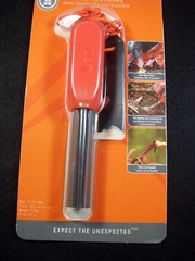 New SOL Mag Striker Survival Flint Fire Starter Camping Hiking Bottle Opener