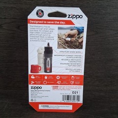 ZIPPO Emergency Fire Kit Waterproof Storage Canister New Sealed