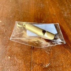 Traveler’s Factory Brass Whistle high-pitched sound