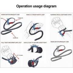 EDC Tourniquet Butterfly One-Hand Easy Operation Lightweight Anti-Toxic Belt