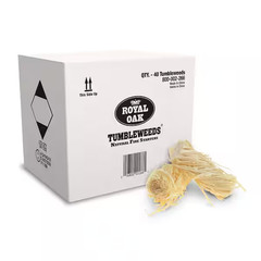 Tumbleweeds All Natural Fire Starter Charcoal Firestarter for Grilling, BBQ, Woo