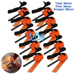 Survival Magnesium Flint Stone Fire Starter Emergency Ferro Rod Camping Lighter