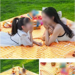 Waterproof For Outdoor Picnic Blanket with Handle for Convenient Carry and Use