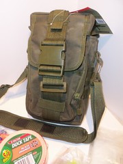 NEW Custom Outdoor Hunting Survival Bag FILLED with Life Saving Gear OD GREEN