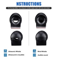 30 Pcs Deer Whistles for Vehicles – Wind Activated Ultrasonic Warning Devices, W