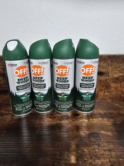 OFF Deep Woods Insect Repellent V Spray Long Lasting PROTECTION 6 oz Lot Of 4