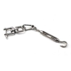 M8 Jaw and Eye Swivel Shackle 304 Stainless Steel Boat Anchor Chain Connector…