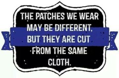Thin Blue Line Paracord Bracelet Made By CA Peace Officer