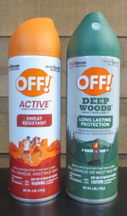OFF Active Insect Repellent Sweat Resistant or Deep Woods Off – 3 or 6 cans